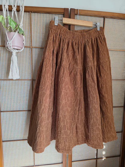 Cotton Jacquard Skirt