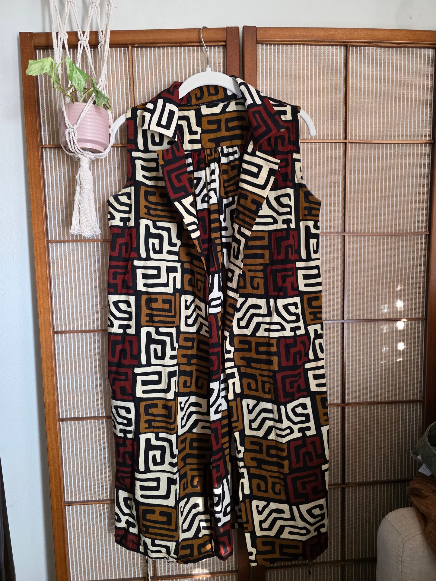 Authentic Mud Cloth Vest