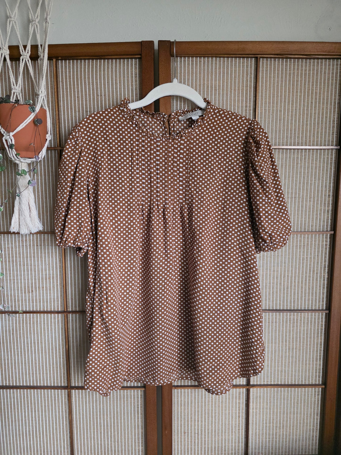 Loft Short Sleeved Shirt / Refashioned