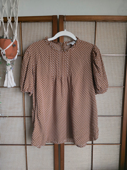 Loft Short Sleeved Shirt / Refashioned