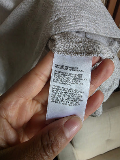 Viscose Linen Blend Top