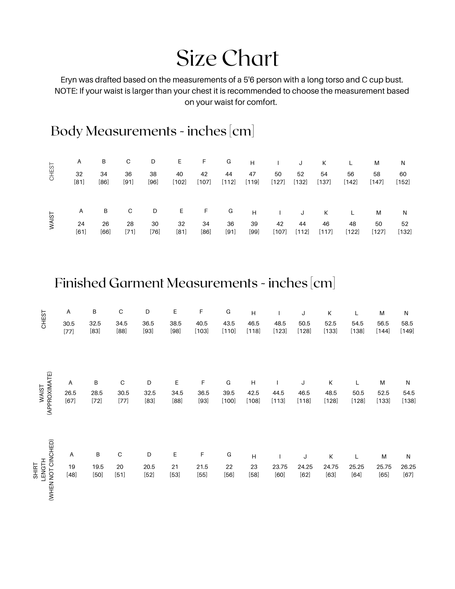 Eryn Top // A Printable Zero Waste PDF Sewing Pattern