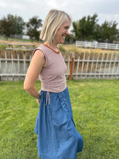 Eryn Top // A Printable Zero Waste PDF Sewing Pattern
